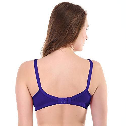 Image of Women Maternity Non Padded Bra - Made of Pure Cotton Full Coverage Non Wired Seamless Pushup Soft Cup for T-Shirt Saree Dress Sports Garment for Daily Use Everyday