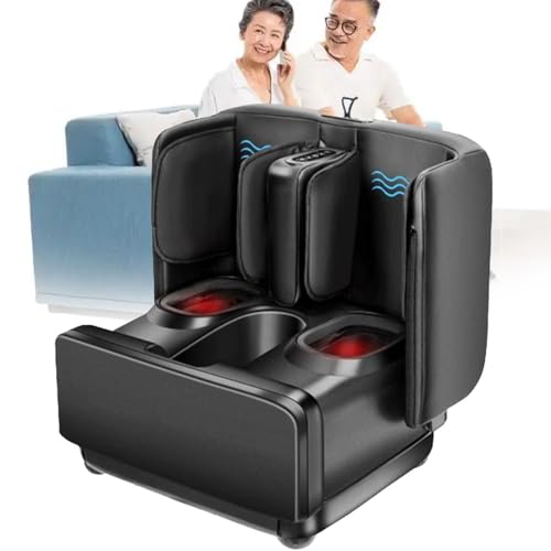Shiatsu - Masajeador de pies con calor, amasamiento profundo para aliviar el dolor y la circulación, incluye rodillo de suela, intensidad ajustable