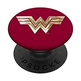 Wonder Woman 1984 Golden Logo PopSockets Swappable PopGrip