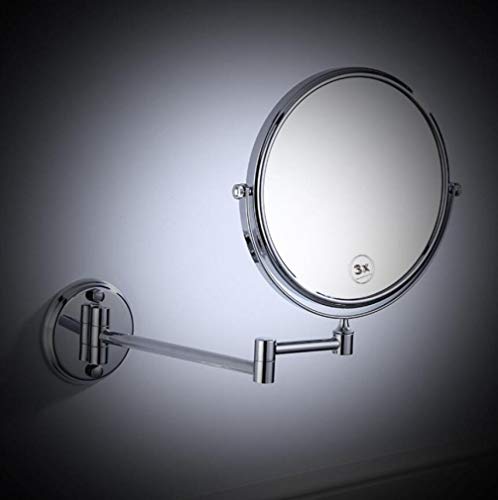 Miroir cosmétique extensible réglable pour éviter la buée et les reflets - 3