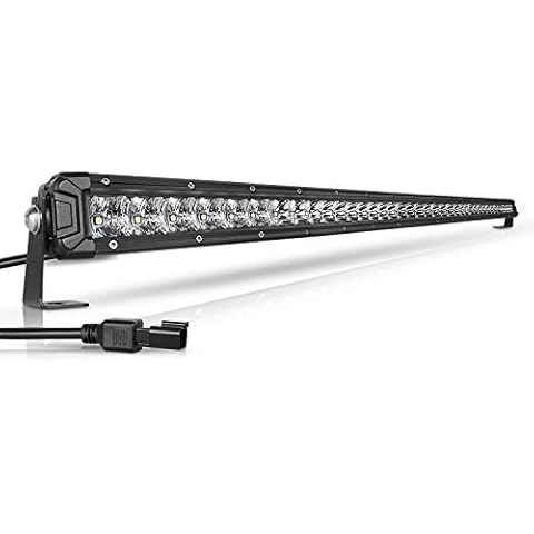AutoFeel 42 Inch LED Light Bar Single Row 175W 22000LM Spot Flood Combo LED Off Road Light Driving Light for Truck Pickup ATV SUV UTV Boat Roof Bumper Cover