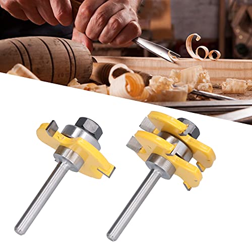 Fresa Em Forma de T de Aço de Alta Velocidade Corte Suave para Carpintaria Design de 3 Dentes para J