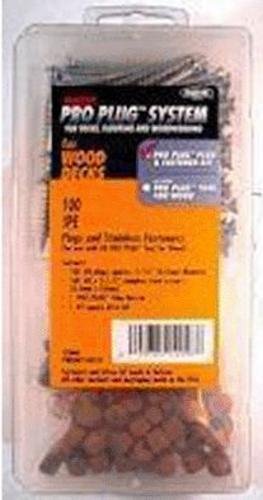 Starborn Pro Plug No. 8 x 2-1/2 in. L Star Flat Head Stainless Steel Deck Screws and Plugs Kit