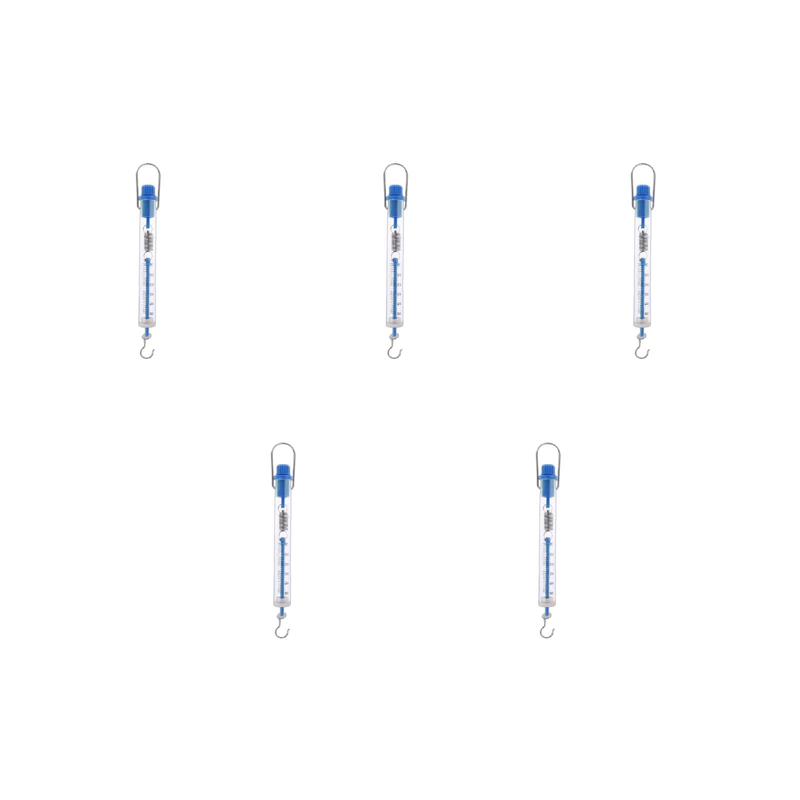 Scientific Spring Scale 500g/5N Weight Capacity Blue Color For School Physics Demonstrations The Picture May Not Reflect The Actual Color Of The Item. Thank