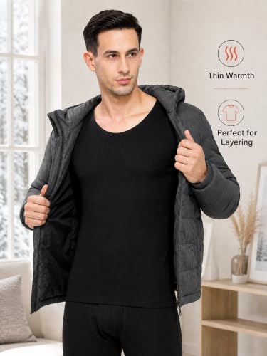 Image of BODYCARE Men's Slim Fit Thermal Top Round Neck Full Sleeves Pack Of 1