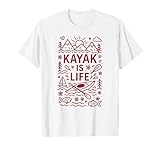 Doodle-fun, KAYAK CANOA RAFTING-PAGAIA KAYAKER Paddling-paddle KAYAK accessorio regalo vestito per il viaggio e l'escursionismo, Campeggio, kayak pesca sport acquatici appassionati di Packraft-Kayak, pesca -Kayak . Grande idea regalo di compleanno.