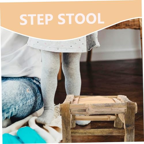 Tabouret en bambou stable et léger avec structure polyvalente mini - 7