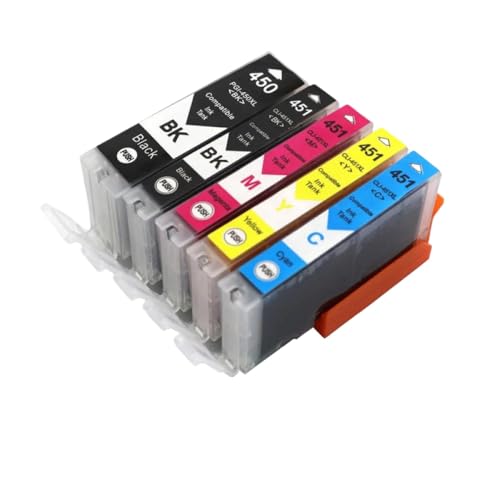 Cartouche d'encre PGI 450 CLI 451 compatible MG6340 MX924 pack de recharge 5 couleurs