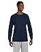 Russell Athletic Men's Basic Cotton Long Sleeve Tee, J Navy, X-Large