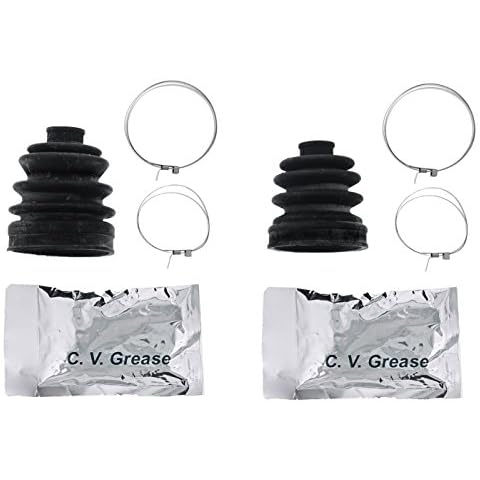 CV Boot Kit for Kawasaki Mule 610 2005-2008 Front Inner and Outer by Race-Driven Cover