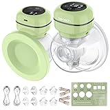 bonoch Wearable Breast Pump Hands Free, Electric Breast Pump, Portable Breast Pump, Dust Covers, Nip