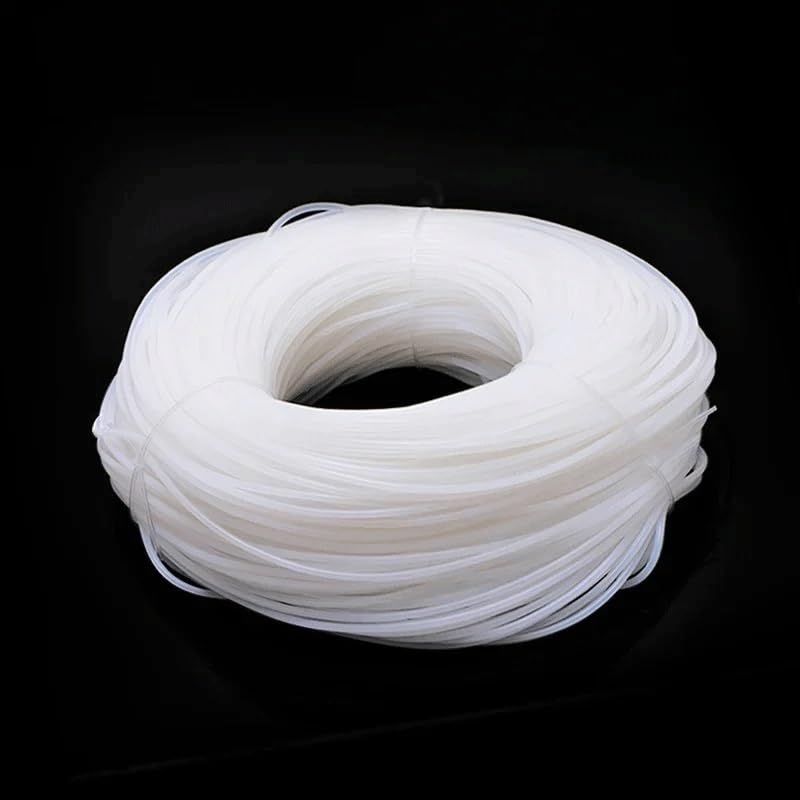Tira de sellado de cordón de silicona sólida blanca de 1M de largo for sellar huecos, impermeabilización y protección contra el polvo(Dia5mm)