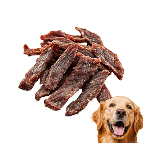 Rinderdörrfleisch Chips für Hunde 5 kg - natürlicher Hundesnack aus Rindfleisch, proteinreicher Kausnack für Belohnung und Zahnpflege - Dozer Hundefutter