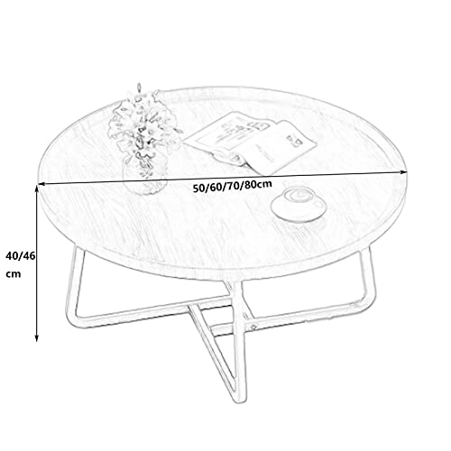 Table basse ronde moderne salon table basse industrielle durable bureau