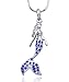 Fairytale Mermaid Pendant Necklace Jewelry