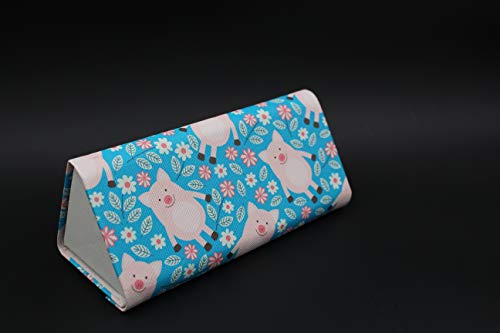 Image of Real Sic Glasses Case for Men and Women - Magnetic Folding Hard Shell Sunglass Holder - Inspired by Adorable Animals