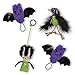 Petlinks (4 Set Bundle Halloween Cat Toys, 2X Crinkle Bat Launchers, 1x Catnip Crow, 1x Bride of Frank Dangler - Multi Color, 4 Set Bundle
