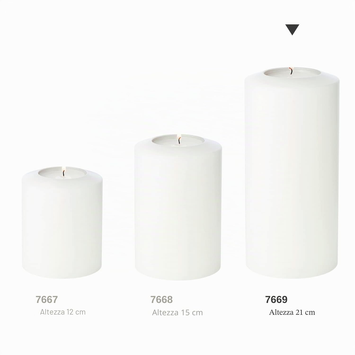 EDZARD porta tealight, candele permanenti Cornelius Pine, altezza 21 cm, circonferenza 10 cm, adatti per maxi tealight, resistenti al calore fino a 90°