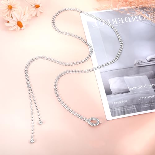 Waist Chain Belts for Women, Silver Belly Chains Adjustable, Plus Size Western Belts Cowgirl Dress Party Wedding4