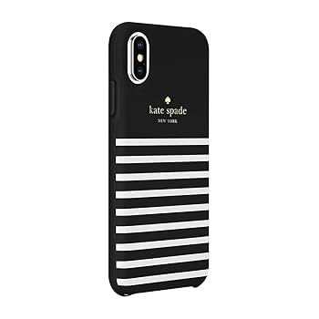 kate spade ストライプ iPhoneケース Amazon.co.jp: Kate Spade New York ブラック/クリーム