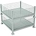 Global Industrial Mini-Bulk Container with Wire Mesh Sides, 38x38x16, 2600 Lb Capacity