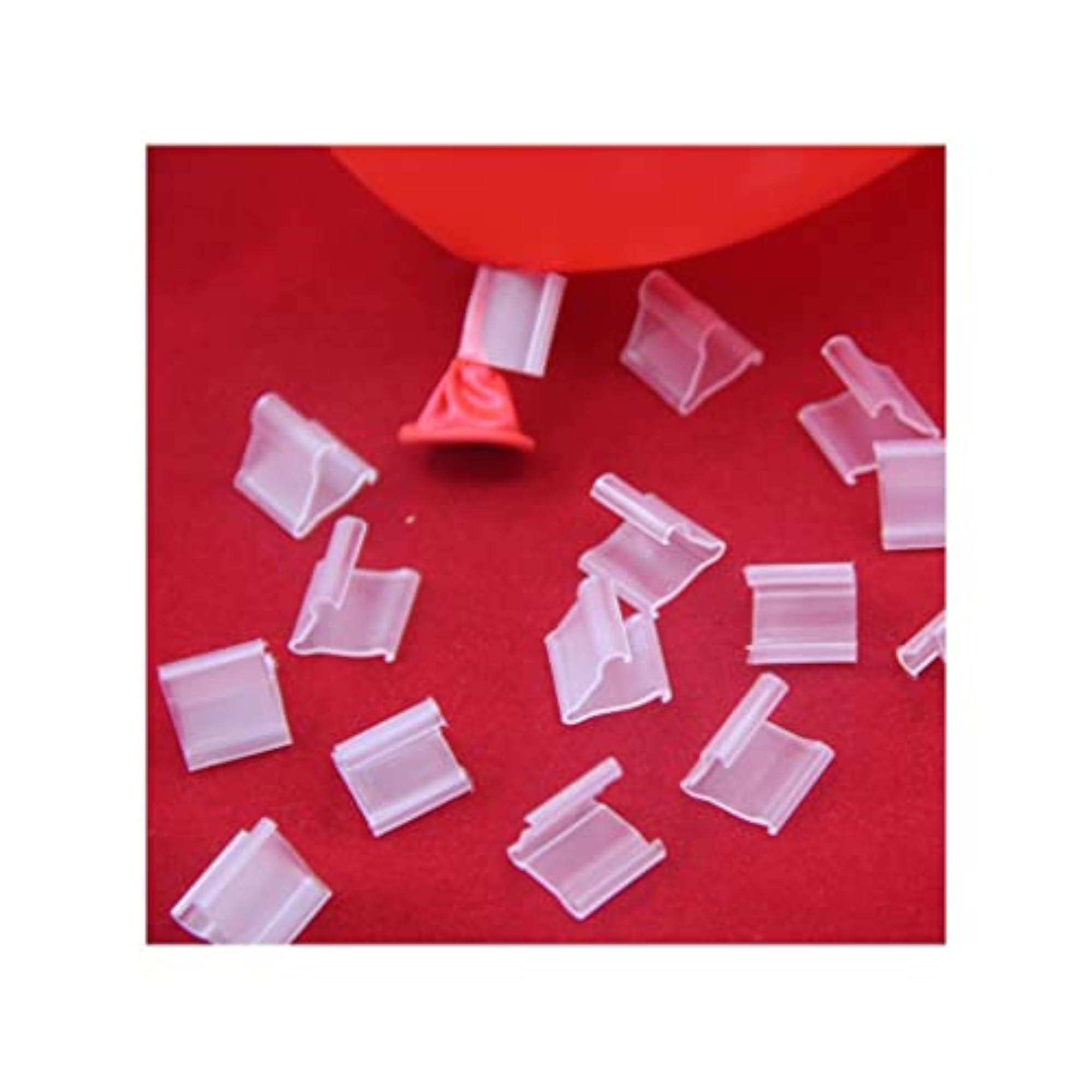 100Pcs V Shape Balloon Clip Tie for Party Decoration