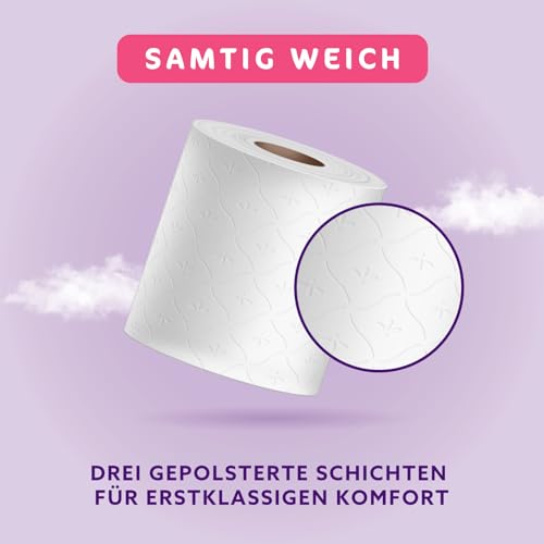 by Amazon Toilettenpapier, 3-lagig Gestepptes, Samtig Weich, 36 Rollen (9 Rollen, 4-er Pack), 200 Blätter pro Rolle, FSC-Zertifiziert