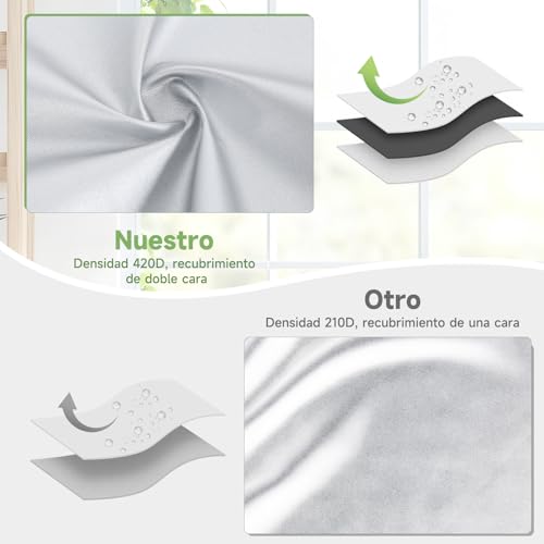 Funda Lavadora Exterior Impermeable - Plata - 60*64*85 - Imagen 6