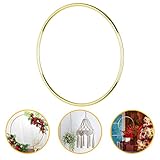 aro metalico instrumento de quimica ➤【Aros artesanales de bricolaje:】 Puede usar encaje, hilo de algodón, cinta, follaje, flores y otros materiales envueltos alrededor de los aros para crear una decoración festiva.