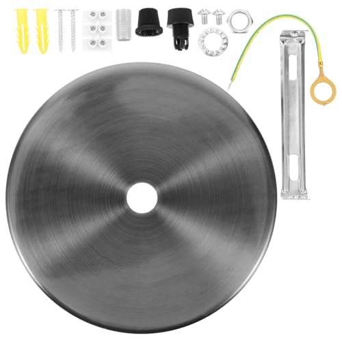 COSMEVIVI Kit Suspendre Plafond Plaque de Fixation en Fer, Rosace pour Lustre, Accessoires pour Plafonnier Chambre Adulte