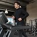 Jupmov Trainingsjacke Herren UPF 50+ Gym Hoodie Sportjacke(Schwarz,M)