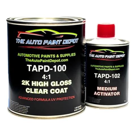Auto Paint Depot Touch Up Paint - High Gloss Clear Coat -Made in the USA (4:1 Quart with Medium Activator) Cover