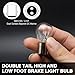 Dogary 10 PCS 1157 DC 24V 21/5W S25 BAY15D Car Light Bulb, Double Tail Indicator Bulbs Turn Signal Light Bulbs, Halogen Brake Light and Reverse Light for Vehicles (White)