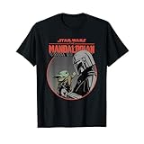 スター・ウォーズ マンダロリアン・マンドとグログ レトロ Tシャツ