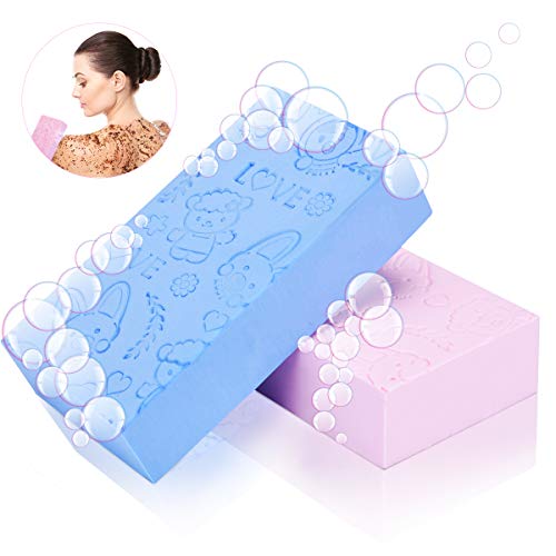 Baby Bath Sponge, Men and Women for Gentle Cleaning Exfoliating Quick Drying Body Sponge, Soft Comfortable Shower Sponge for Sensitive Skin Care