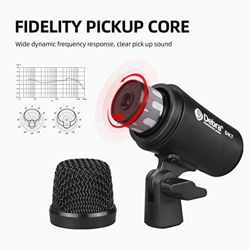 Kit de 7 Microphones filaires pour Batteur D Debra DK7 Pro avec pinces de fixation incluses - 3