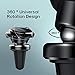 MEIDI Air Vent Phone Holder, Universal Magnetic Phone Car Mount 360 Rotation Cell Phone GPS Holder (Black)