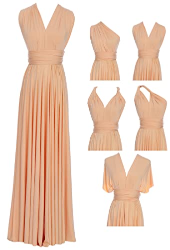 Edaydress Long Dresses for Wedding Convertible Wrap Multi Way Infinity Dresses to Wear to a Wedding Plus Size Bridesmaid Dresses