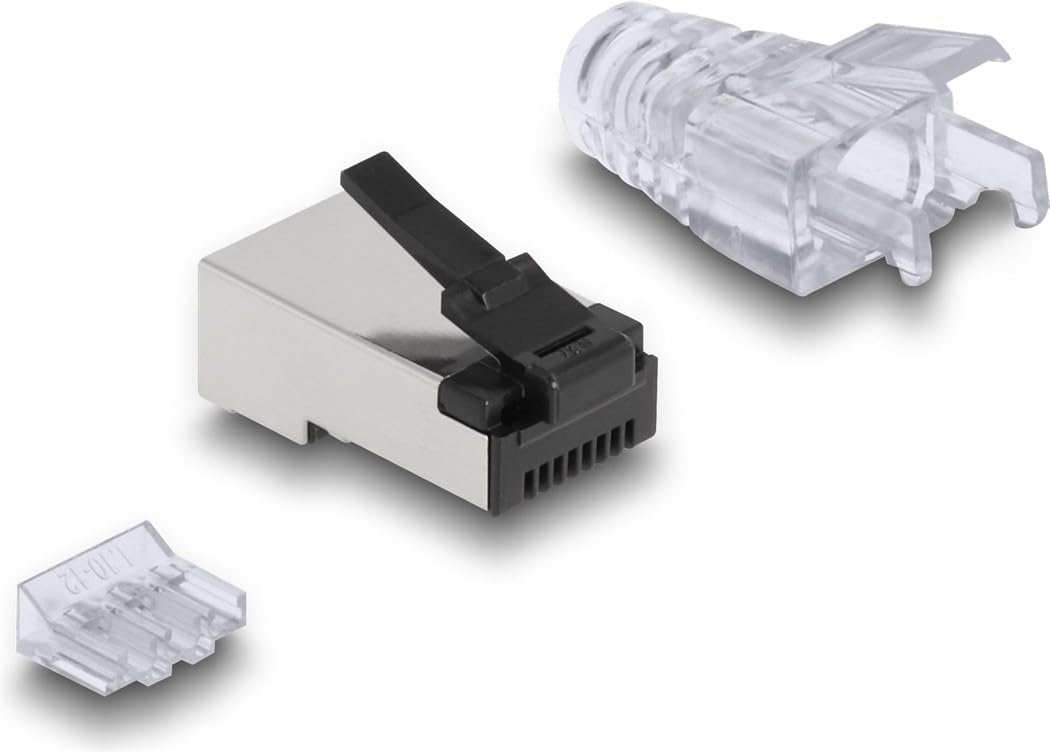 Delock RJ45 modularer Stecker mit robuster Rastnase, Cat.6