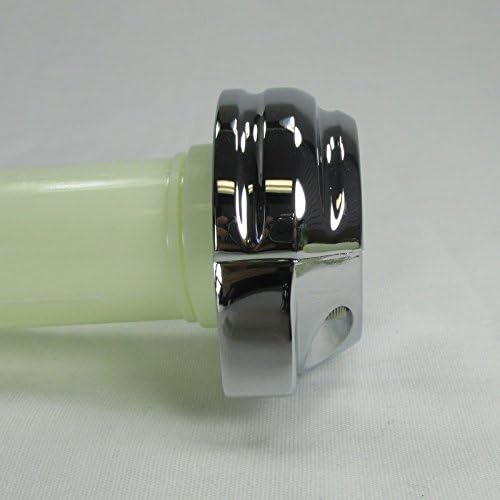 Harley Dual Cable CHROME Grooved Throttle Control KITS for 1" Handlebars - For use with early model '81-'95 FX, FL, XL, FLT, FXR, FXD, FXST, FLST, Big Twins and Sportsters (GRVD)