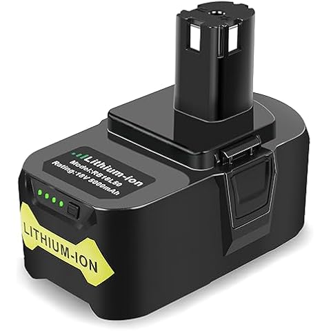 LabTEC 18V 5000mAh Replacement Battery for Ryobi Cover