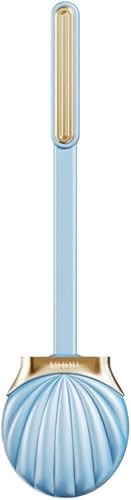 Garneck Escobilla de inodoro con cáscara, limpiadores de inodoros, decoración de apartamentos, escobilla de inodoro, émbolo, cepillo de borde de