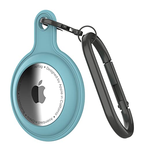Punkcase Silicone Case for AirTag Anti-Scratch Protective Skin Cover Holder with Loop Keychain for AirTags - Image 4