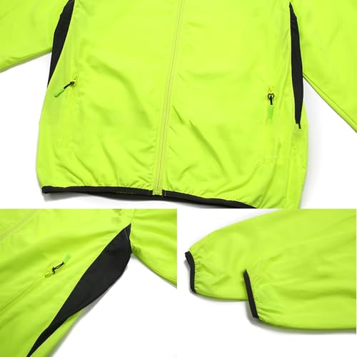 Chaqueta Deportiva Ligera para Hombre Verde miniatura 6