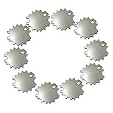 Segolike 10pcs Cizalla de Corte de cabellero Y Herramienta de Ajuste de Tijera Tijeras de cabellero Ajustar