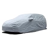Car Cover for All Weather Hail UV Waterproof Fit 1988 1989 1990 1991 1992 1993 1994 1995 1996 1997 1998 1999 2000 2001 2002 VW Volkswagen Cabriolet - Premier Series (Gray)