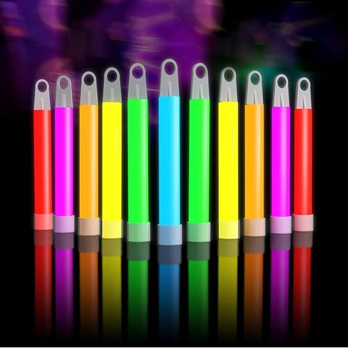 Bâtons lumineux multicolores de fête, accessoires fluorescents Halloween mariage