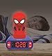 Lexibook-RL800SP Lexibook-Sveglia Digitale Spider-Man Luce Notturna Snooze e Suoni, Orologio per Bambini, Spiderman Luminoso Marvel Superheroes Colore Blu, Batterie Non Incluse