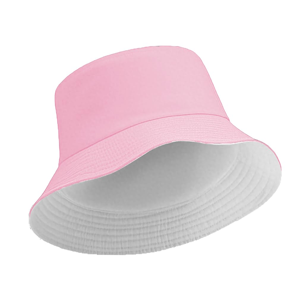 Bucket Hat for Men Women Sun Hat Beach Travel Fishing Hat Double Side Wear