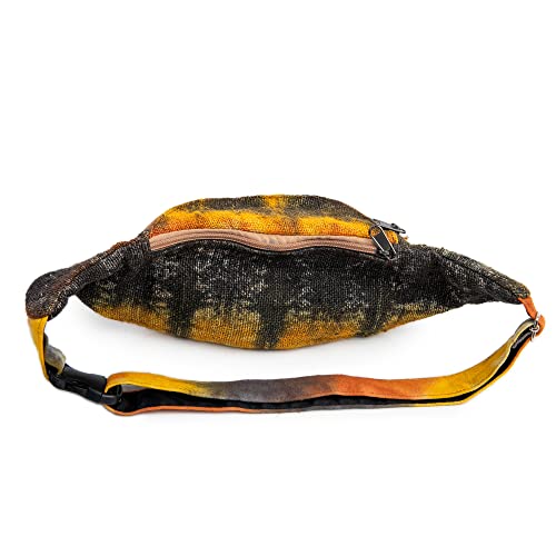 Miniatura 4 de Freakmandu Cáñamo Riñonera Fanny Pack Estilo Bohemio Paquete De Cintura Cadera Bolsa Para De Viajar Senderismo Correr Trotar